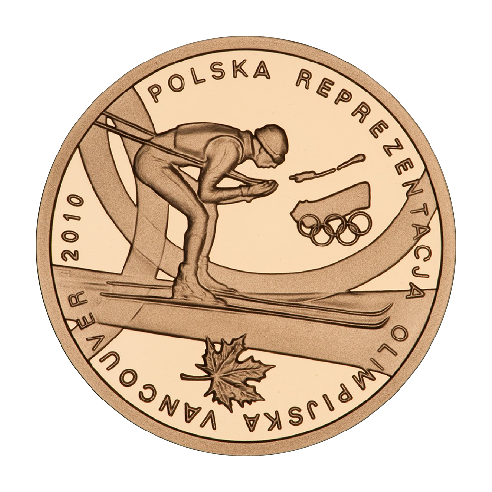 Złota moneta 200 zł Polska Reprezentacja Olimpijska Vancouver 2010 - wysyłka 24 h! - Mennica Skarbowa