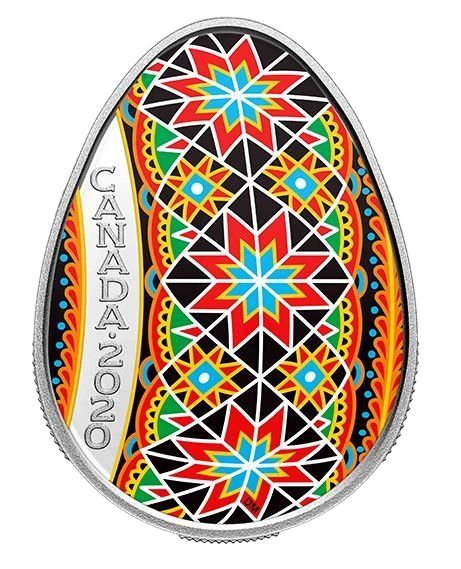 Srebrna moneta 20 CAD Jajko pisanka 2020 - wysyłka 24 h! - Mennica Skarbowa