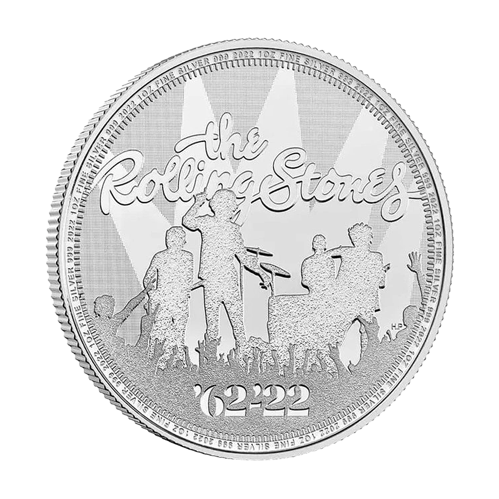 Srebrna moneta Legendy Muzyki: The Rolling Stones 1 uncja srebra - wysyłka 24 h! - Mennica Skarbowa