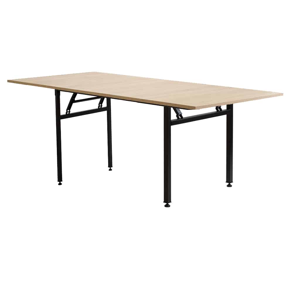 Stół bankietowy konferencyjny prostokątny 180x75cm dąb sonoma