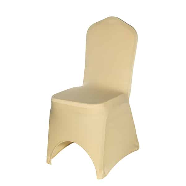 Pokrowiec na krzesło bankietowe kolor ecru