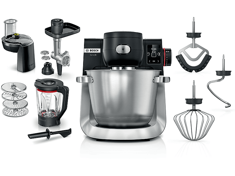 Robot kuchenny BOSCH MUMS6ZS34 Series 6 Czarny-stal szczotkowana