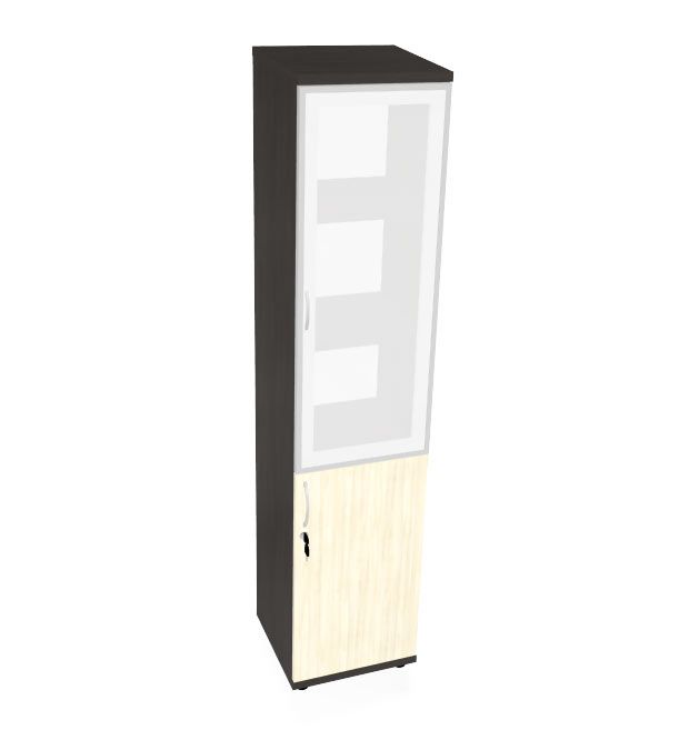 HEBE TS532 regał z witryną 40,2x40x184,1h