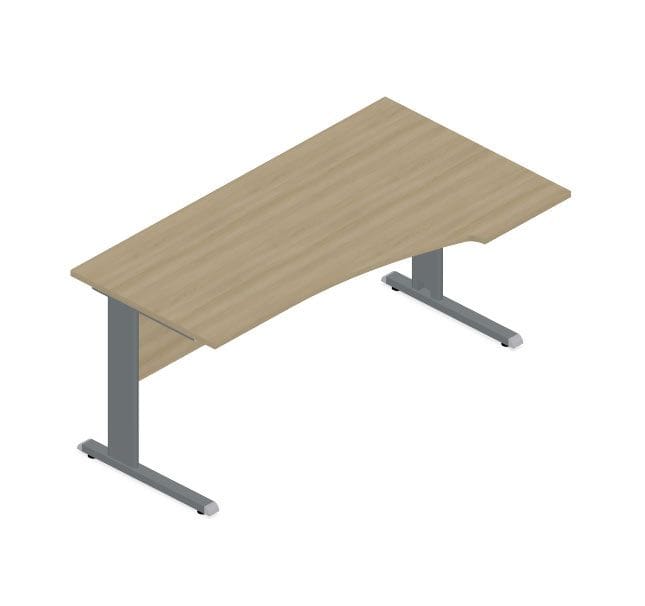 HEBE BE07/7 Biurko profilowane prawe 138,5/70x100/74h