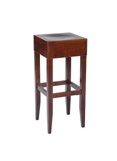 Taboret drewniany bukowy emaliowany Paged ( C-0917 )