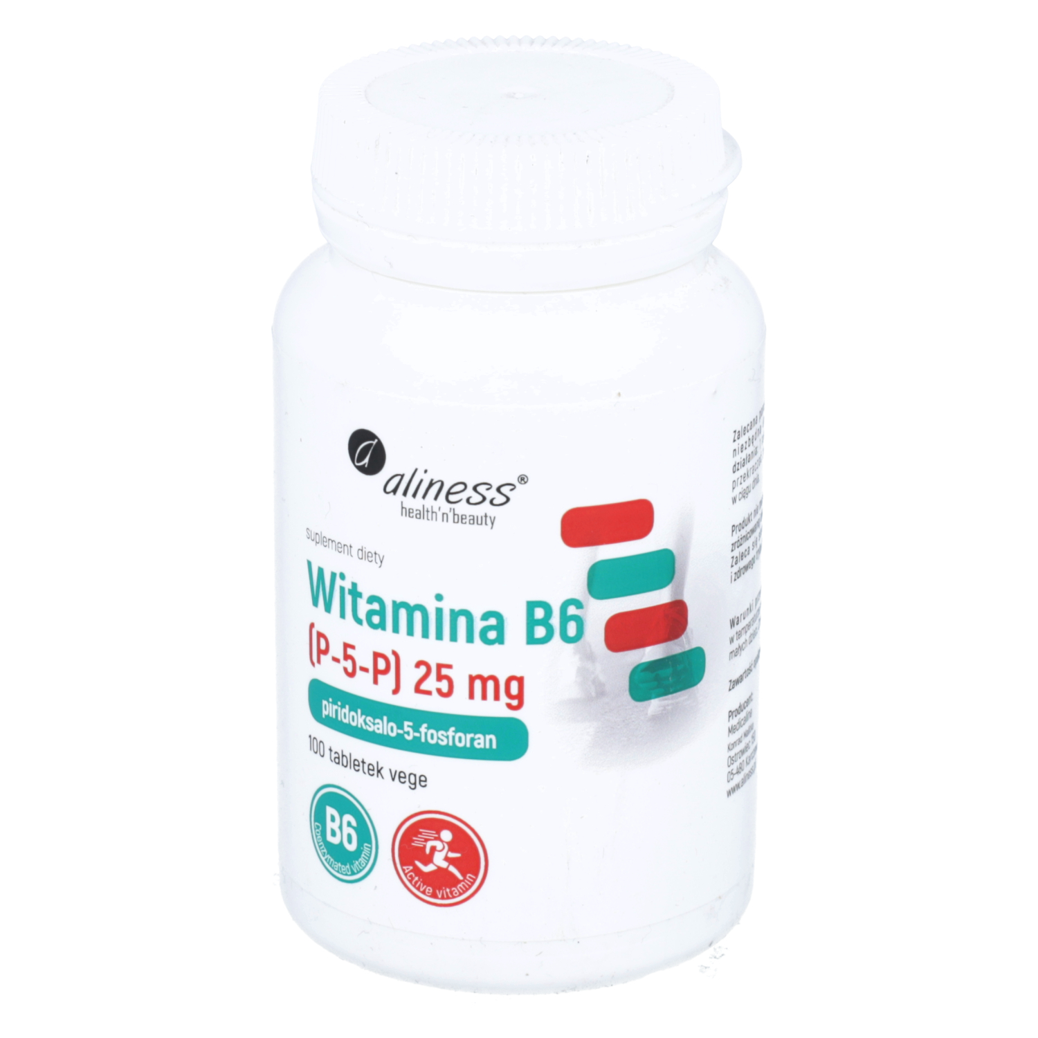 Aliness - witamina b6 25 mg, 100 tabletek