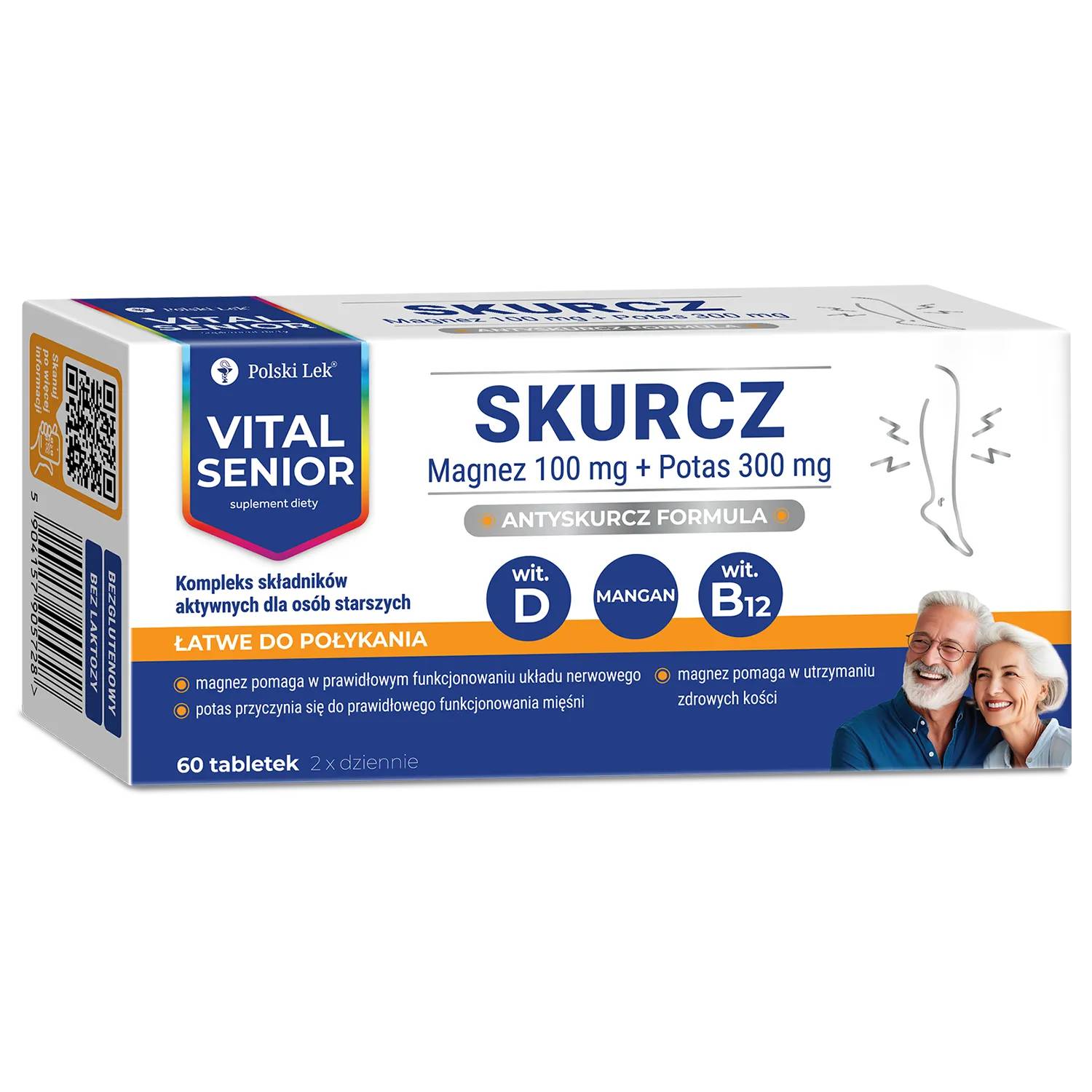 Vital senior skurcz, 60 tabletek