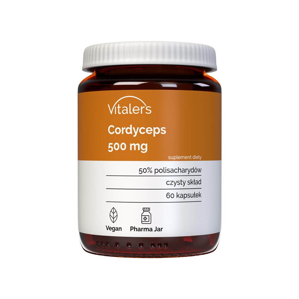 Vitaler's cordyceps 500 mg, 60 kapsułek