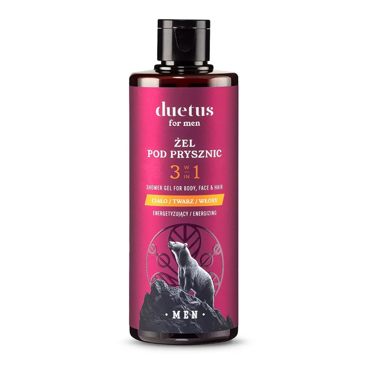 Duetus for men - żel pod prysznic 3w1 energetyzujący, 300 ml