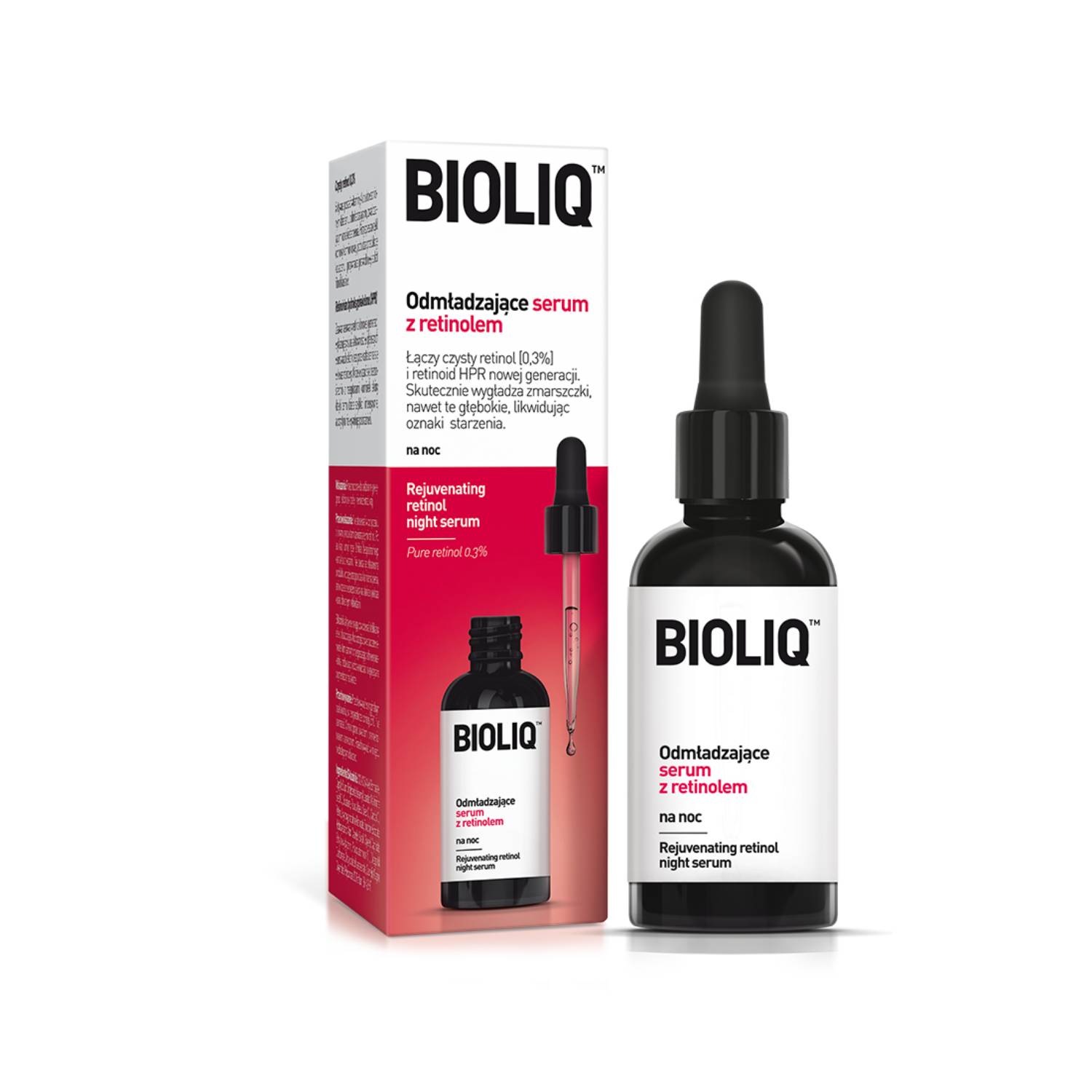 Bioliq pro - odmładzające serum z retinolem na noc 0,3%, 20 ml