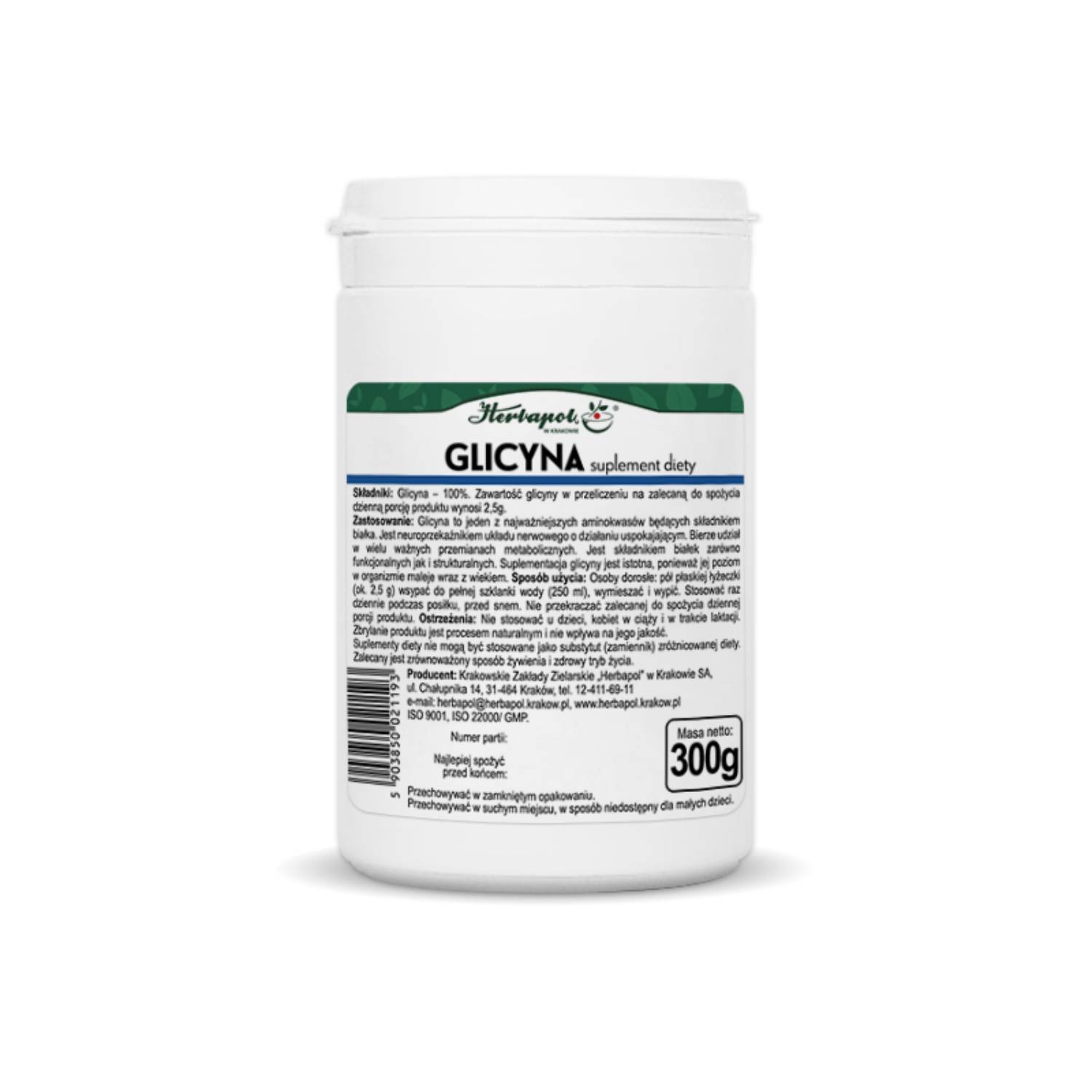 Herbapol kraków, glicyna, 300 g