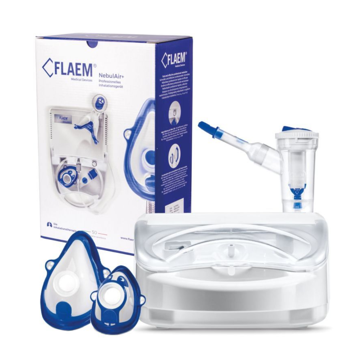 Flaem nebulair - inhalator pneumatyczno-tłokowy, 1 sztuka