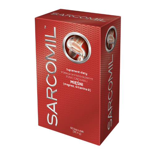 Sarcomil - prawidłowe funkcjonowanie mięśni, 60 kapsułek