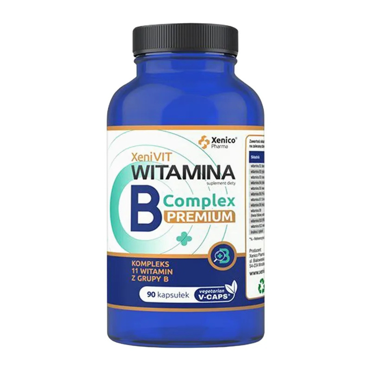 Xenivit witamina b complex premium, 90 kapsułek