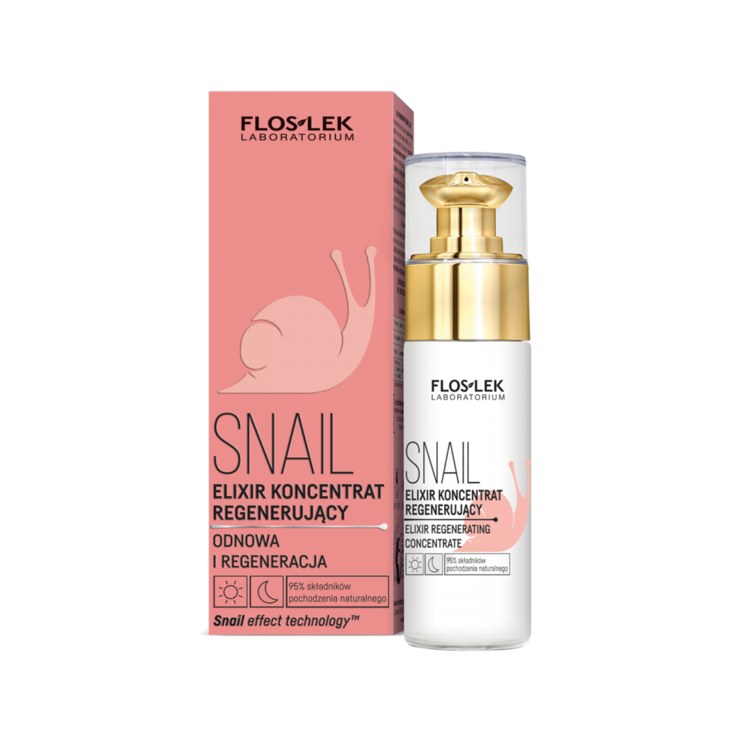 Floslek snail elixir - koncentrat regenerujący, 30 ml