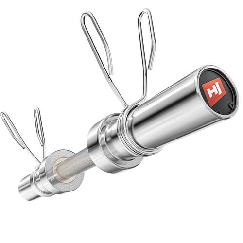 Olympia Kurzhantelstange 50 cm / 50 mm mit Federverschlüssen