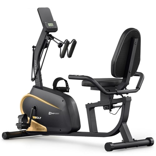 Vélo d’appartement semi-allongé HS-045L Volt Doré