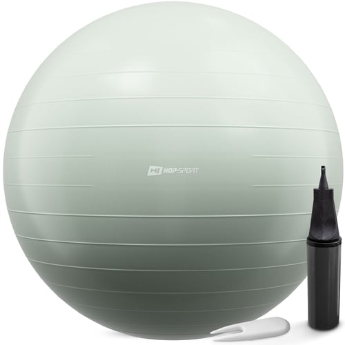 Ballon de gymnastique 85 cm avec pompe - Vert clair