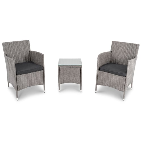 Gartenmöbel-Set SIENA grau/graphit