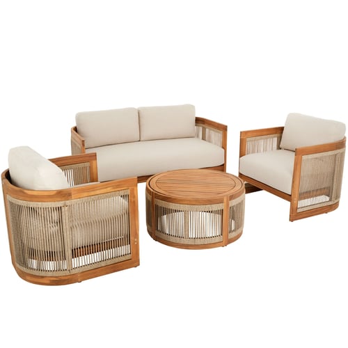 Gartenmöbel-Set Groseto - beige