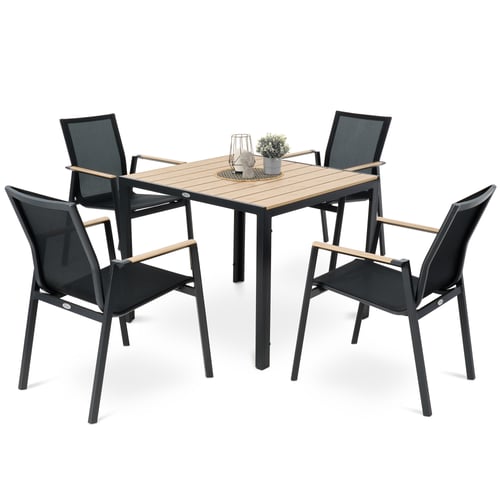 Gartenmöbel-Set CREMO 4+1