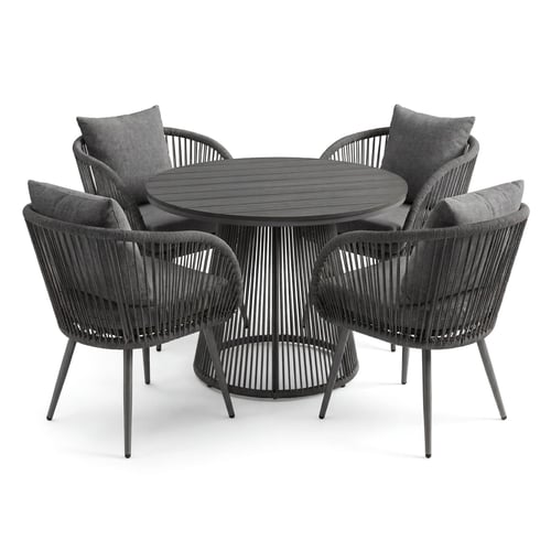 Gartenmöbel-Set MAZARO – grau