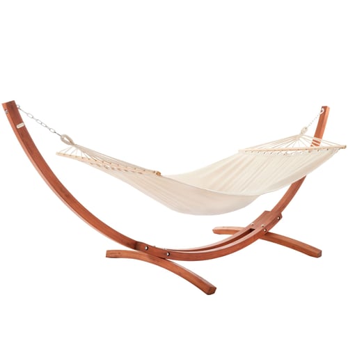 Hängematte mit Gestell TREVIA - creme