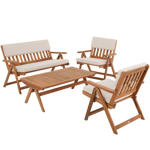 Gartenmöbel-Set Lusiano - beige