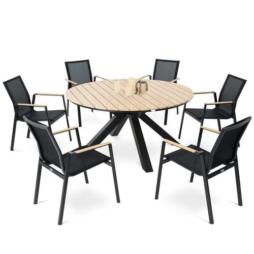 Gartenmöbel-Set OZZANO 6+1