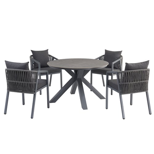 Gartenmöbel-Set LICATO - grau