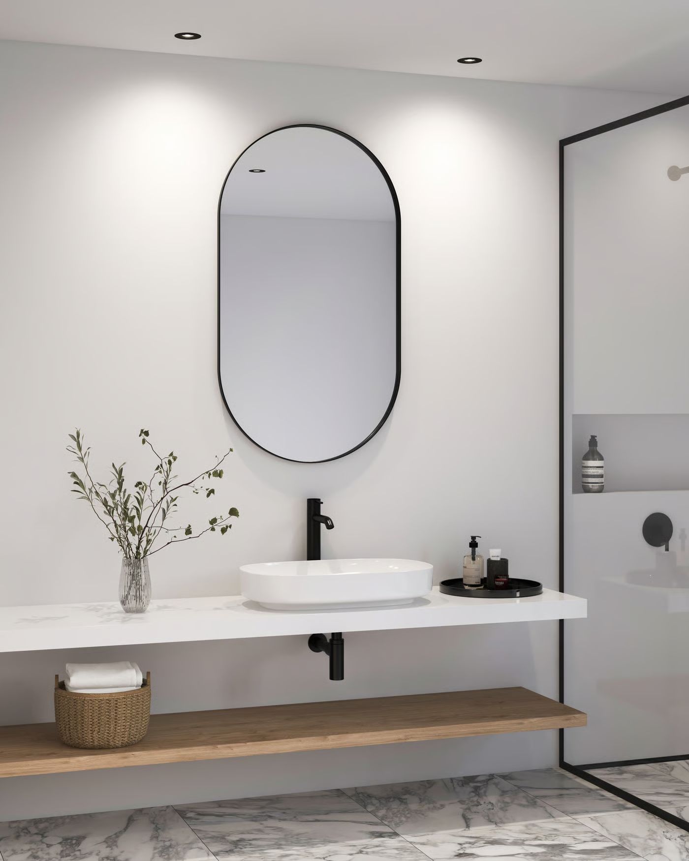 Nordlux Rosalee lampa do zabudowy 1x7 W czarna 2410200103