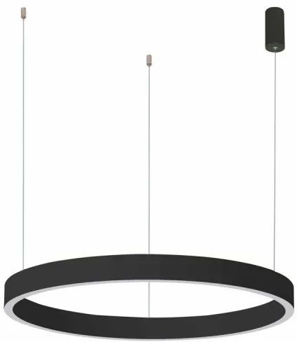 Italux Brasco Down lampa wisząca 1x40 W czarna PND-56215-060RPP-BK-3KS4K-TRDIMM