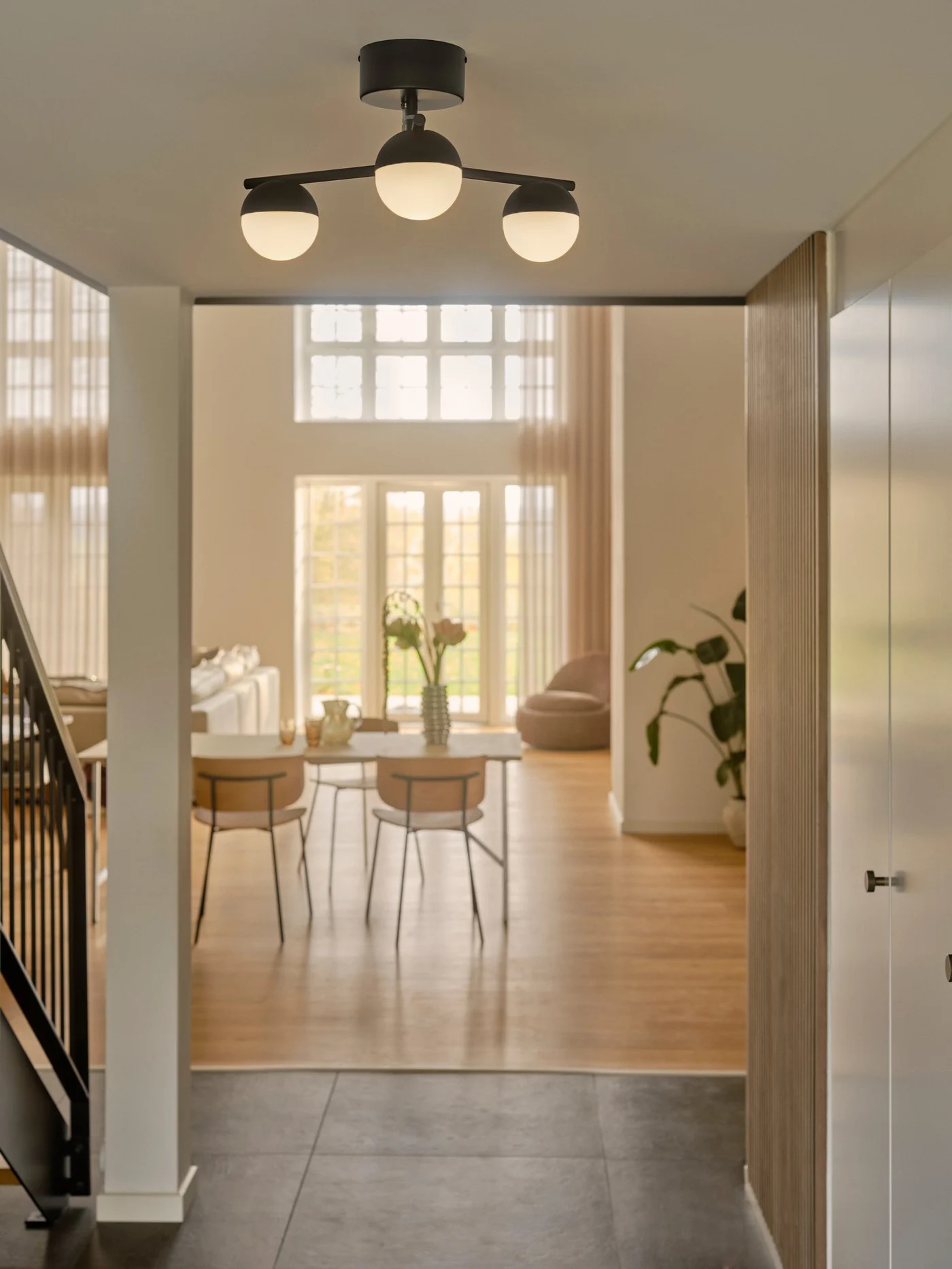 Nordlux Contina lampa wisząca 3x5 W czarna 2512096003