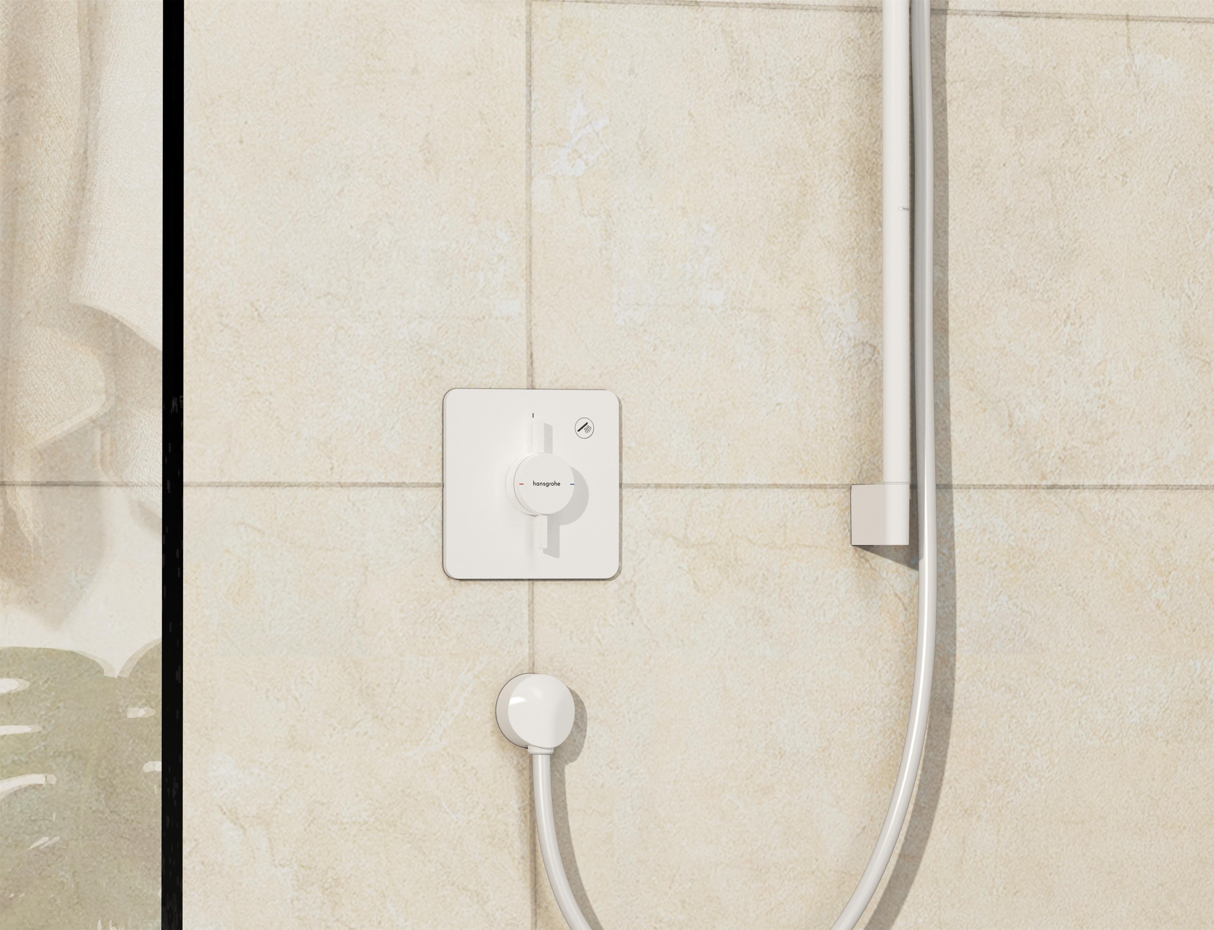 Hansgrohe DuoTurn Q bateria prysznicowa podtynkowa biały mat 75614700