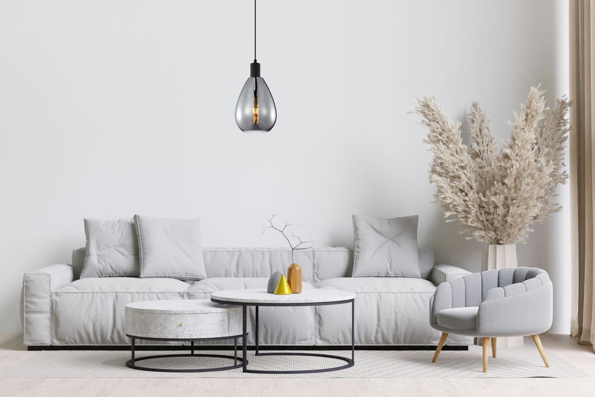 Italux Zulo lampa wisząca 1x40 W czarna PND-27812-BK-SG