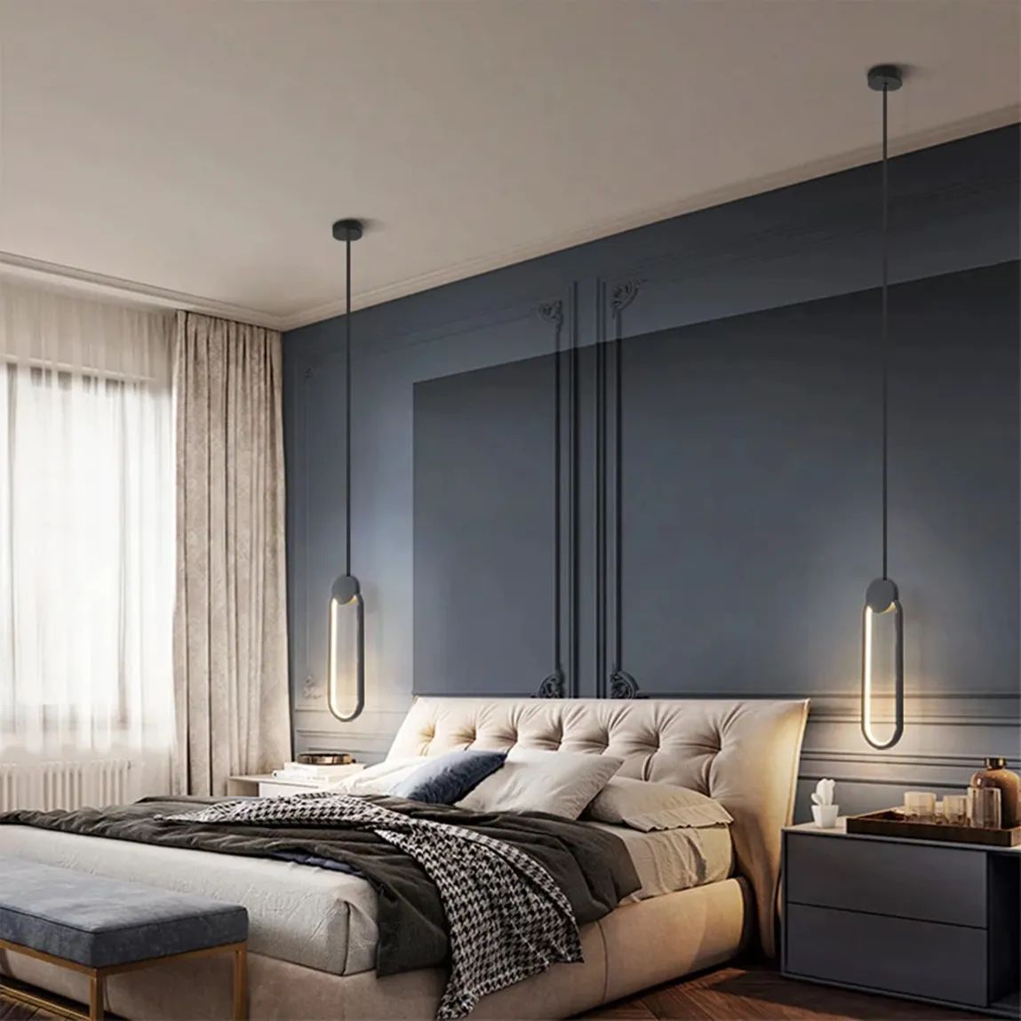 TooLight lampa wisząca 1x24 W czarna OSW-07020 - Wysyłka w 24h