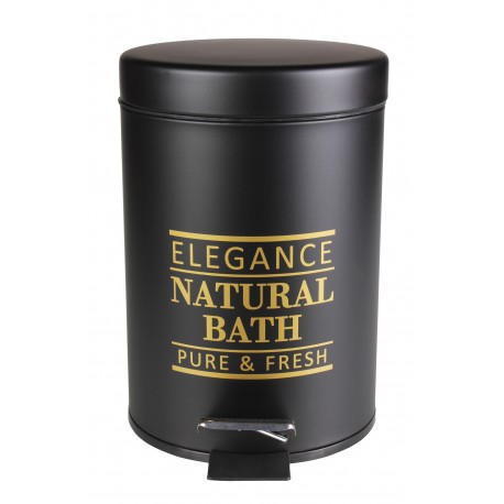 Splendid Elegance kosz na śmieci 3 l czarny-złoty LA-ELEGAN-KOSZSM-CZZ - Wysyłka w 24h