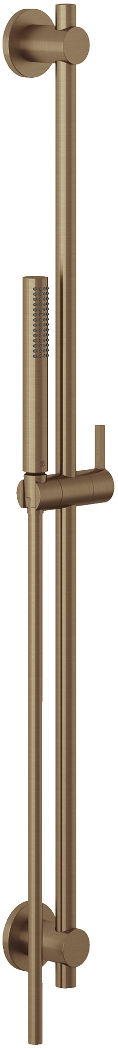 Kludi Nova Fonte Puristic zestaw prysznicowy ścienny brązowy szczotkowany 20840N1-15
