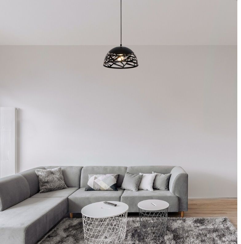 Rabalux Norena lampa wisząca 1x60 W czarna 5086