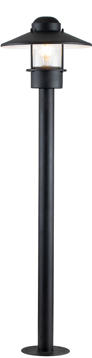 Elstead Lighting Klampenborg lampa stojąca zewnętrzna 1x60 W czarna KLAMPENBORG-BOL-BK