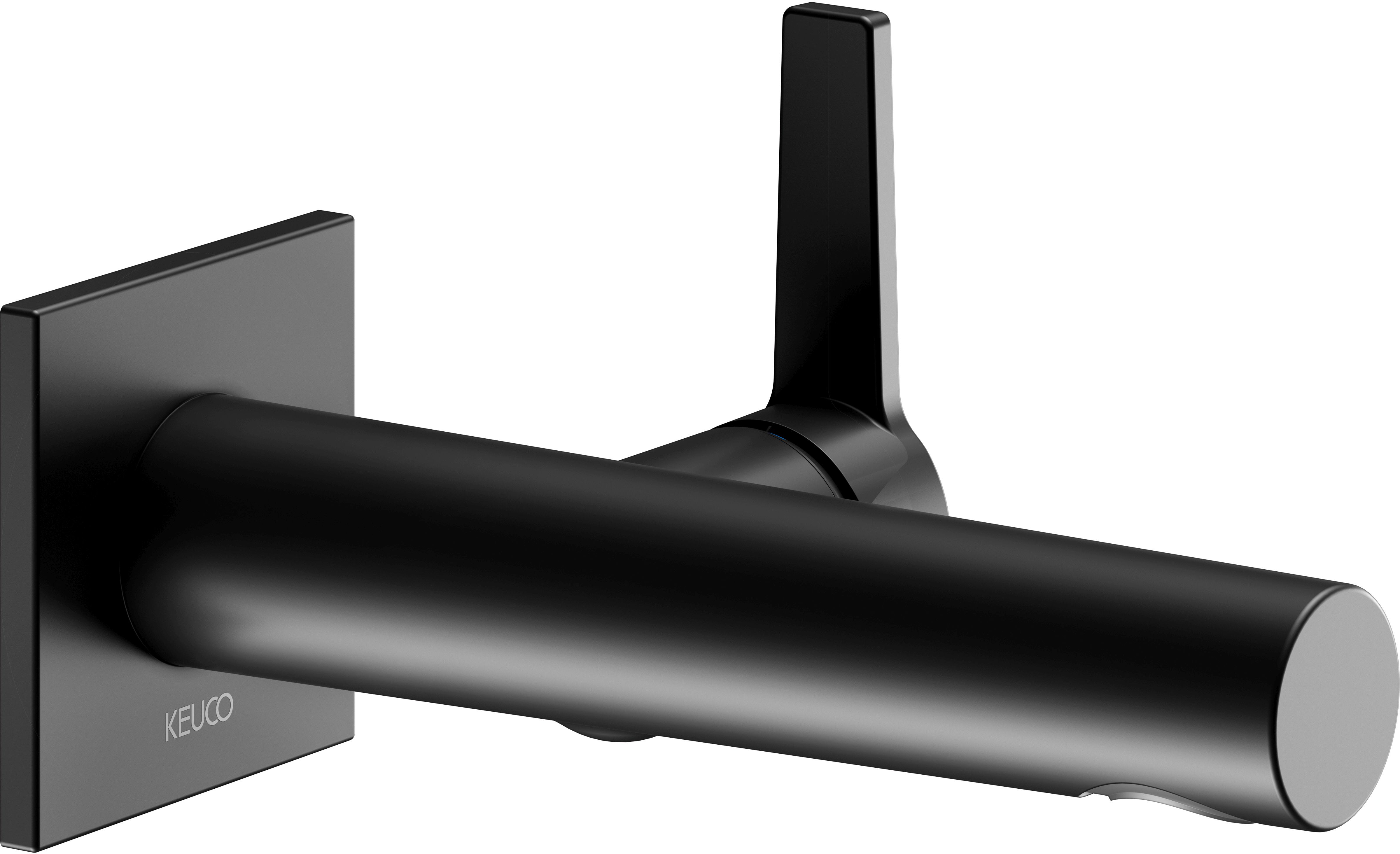 Keuco Edition 11 bateria umywalkowa podtynkowa czarny mat 51116370302