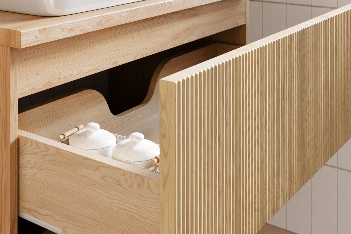 Comad Nordic Cremona szafka 80x45,8x57 cm podumywalkowa wisząca dąb NORDIC CREMONA 82-80-46-2S - Wysyłka w 24h