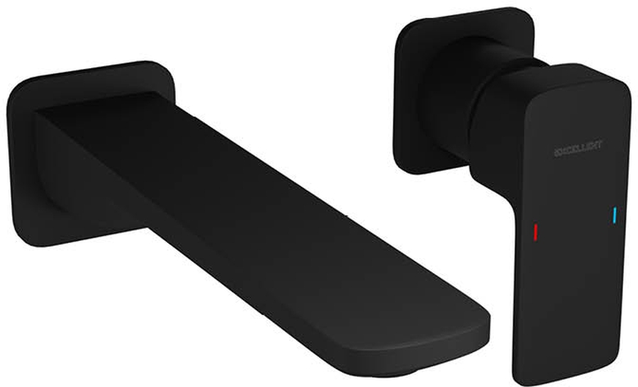 Excellent Keria bateria umywalkowa podtynkowa czarny mat AREX.2014BL