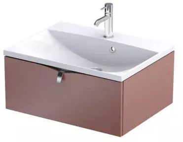 Oristo Siena szafka 59,6x45,5x25 cm podumywalkowa wisząca ceglana mat OR45-SD1S-60-19