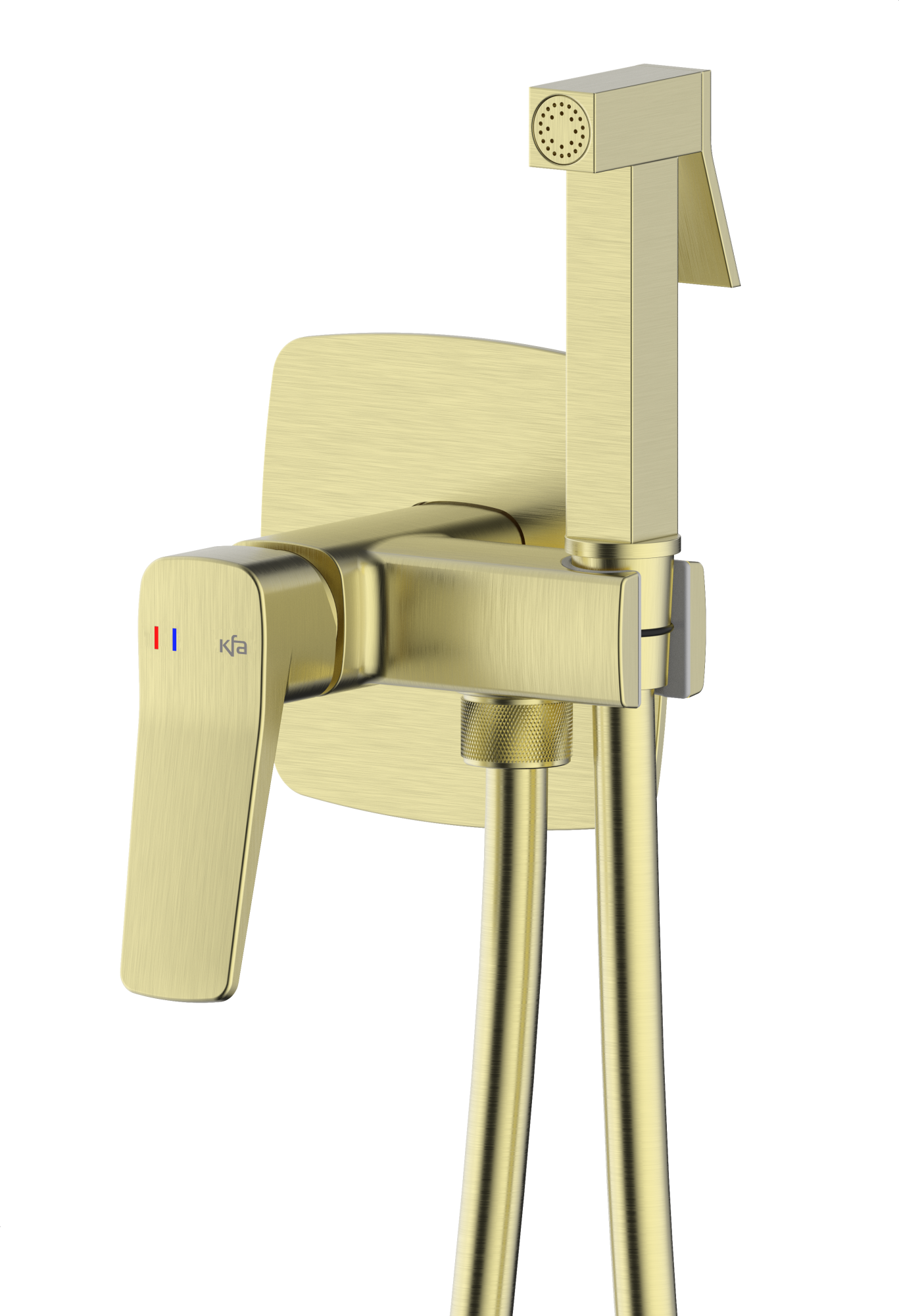 KFA Armatura Malaga Brushed Light Gold bateria bidetowa podtynkowa złoto szczotkowane 4529-512-31