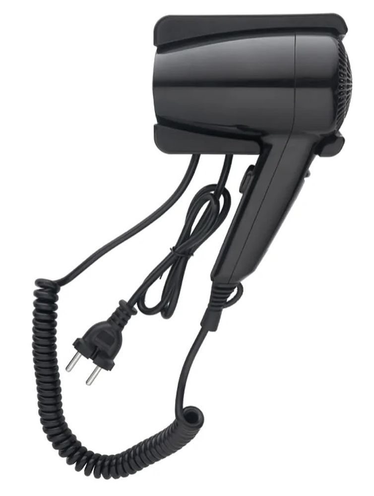 Stella suszarka do włosów 1200 W hotelowa czarny połysk 24.008-BP