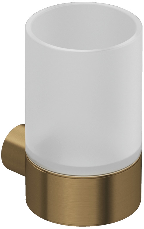 Kludi Vela R kubek na szczoteczki ścienny brązowy szczotkowany 58975N1