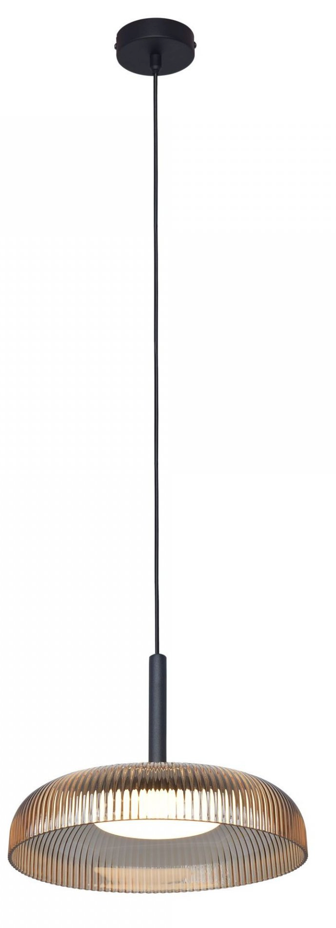 Zuma Line Solvia lampa wisząca 1x10 W czarna P230757601