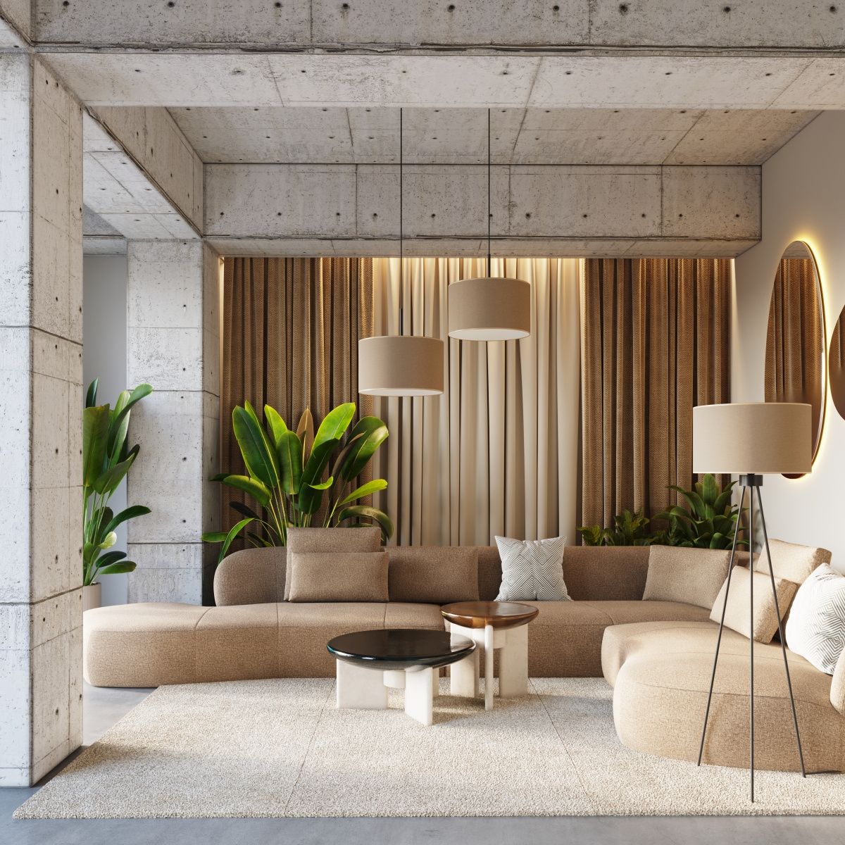 Sollux Lighting Nevia lampa stojąca 1x15 W beżowa SL.1853