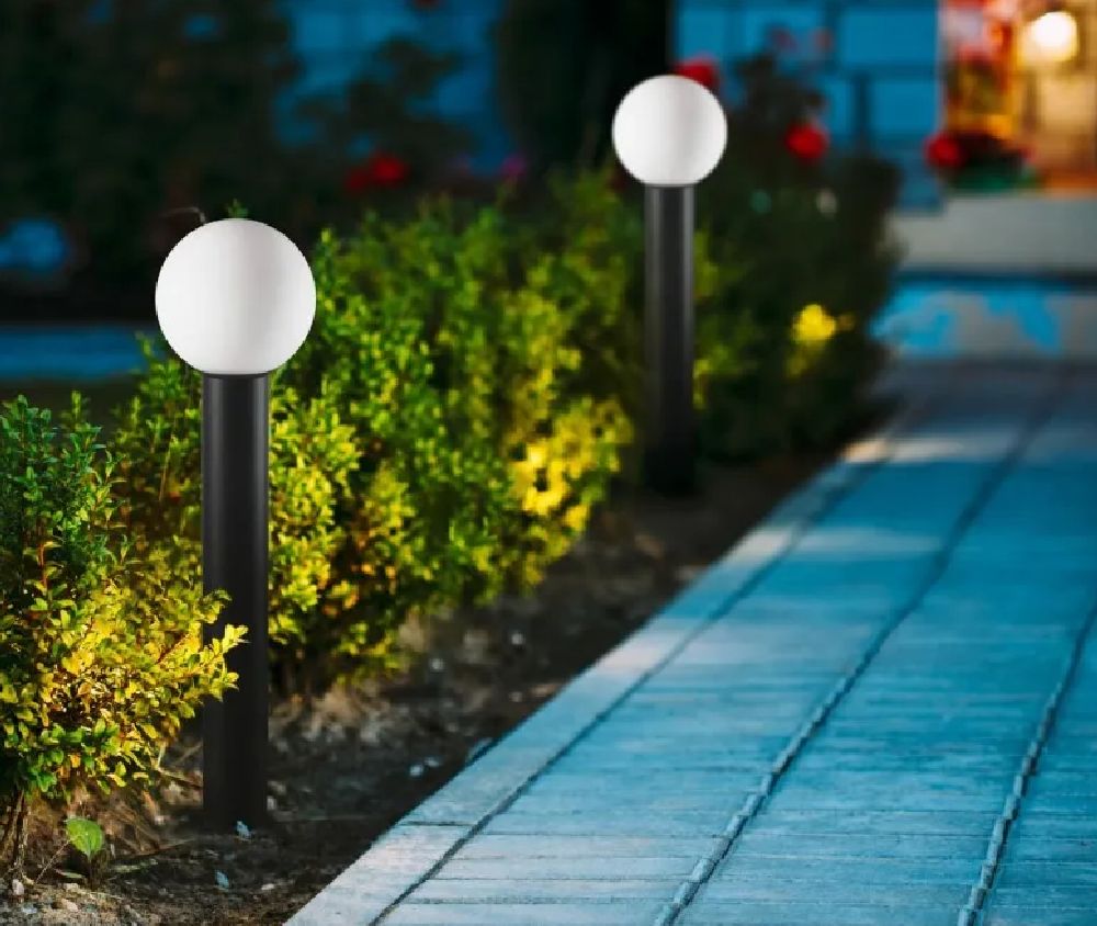 Italux Feltre lampa stojąca zewnętrzna 1x20 W czarna OFL-8081-BL